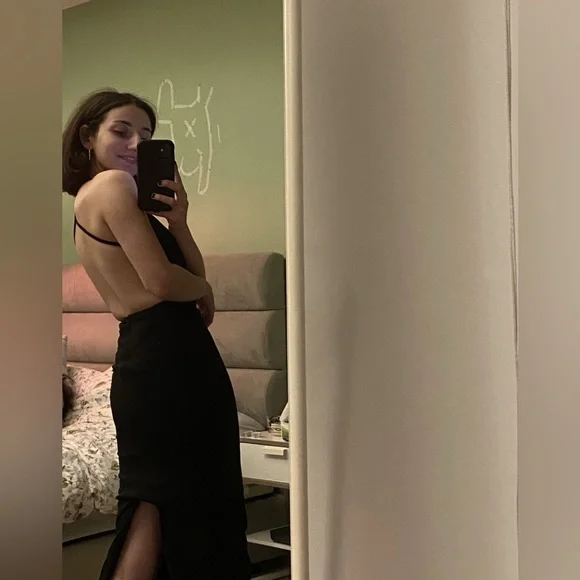 Solace London Black Maxi Gown - Picture 2 of 6